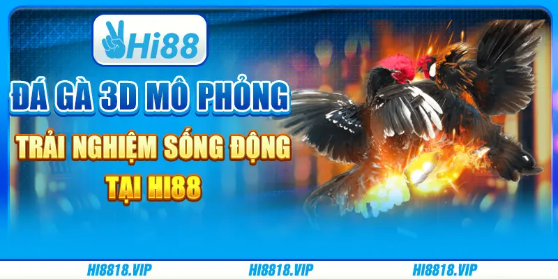 Đá Gà 3D Mô Phỏng: Trải Nghiệm Sống Động Tại Hi88